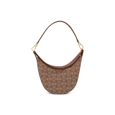 LOEWE LUNA ANAGRAM IN JACQUARD AND LEATHER A923PL9X01-2713 (30*27*8cm)